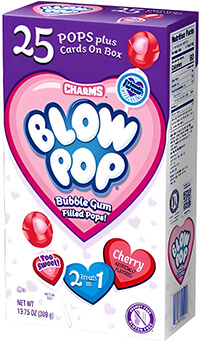 Image of Charms Valentine Blow Pop Friendship Exchange Kit, 25 ct. Box Package
