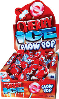 Image of Charms Blow Pop Cherry Ice Package