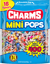 Image of Charms Mini Pops (400 ct. Bag) Package