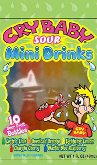 Image of Cry Baby Extra Sour Mini Drinks (Single) Package