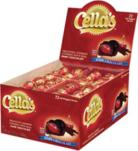 Image of Cella's Dark Chocolate (72 ct. Box) Package