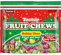 Image of Tootsie Fruit Chews Holiday Cheer (12 oz. Bag) Package