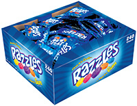 Image of Razzles 2 Piece Fun Size Packs (240 ct. Bag) Package