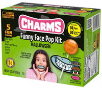 Image of Charms Funny Face Pops Kit (6.35 oz. / 30 ct. Box) Package