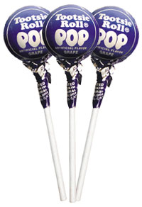 Image of Grape Tootsie Pops (50 ct. Bag) Package
