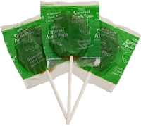 Image of Green Apple – Caramel Apple Orchard Pops (60 ct. Bag) Package