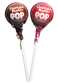 Image of Chocolate & Raspberry Tootsie Pops Combo Pack (2 x 50 ct. Bag) Package