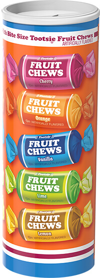 Image of Tootsie Fruit Chews Assorted Flavors (5.7 oz. Bank) Package