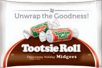 Image of Tootsie Roll Midgees Christmas Bag (12 oz. Bag) Package