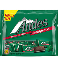 Image of Andes Crème De Menthe (14 oz. Bag) Packaging