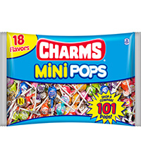 Image of Charms Mini Pops (101 ct. Bag) Packaging