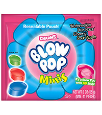Image of Blow Pop Minis Easter Pouch 3 oz. Bag Packaging