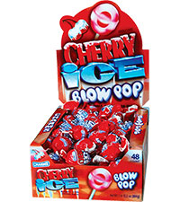 Image of Charms Blow Pop Cherry Ice Packaging