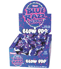 Image of Charms Blow Pop Blue Razz Berry Packaging
