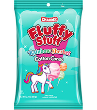 Image of Fluffy Stuff Rainbow Sherbet (2.1 oz. Bag) Packaging