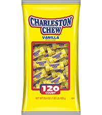 Image of Charleston Chew Vanilla Fun Size (120 ct. Bag) Packaging