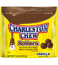 Image of Charleston Chew Vanilla Rollers  (7.6 oz. Bag) Packaging