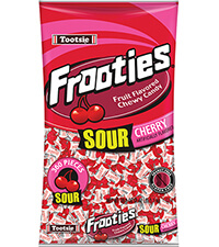 Image of Frooties Sour Cherry (360 ct. Bag) Packaging