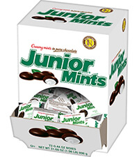 Image of Junior Mints Fun Size (72 ct. Box) Packaging