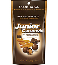 Image of Junior Caramels (4.5 oz. Bag) Packaging