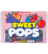 Image of Charms Sweet Pops (9 oz. Bag) Packaging