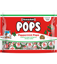 Image of Tootsie Pops Peppermint (9.6 oz. Bag) Packaging