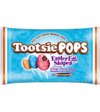 Image of Tootsie Easter Egg Shaped Pops (9 oz. Bag) Packaging