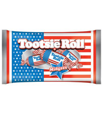 Image of Tootsie Roll Midgees Flag Bag (11 oz. Bag) Packaging